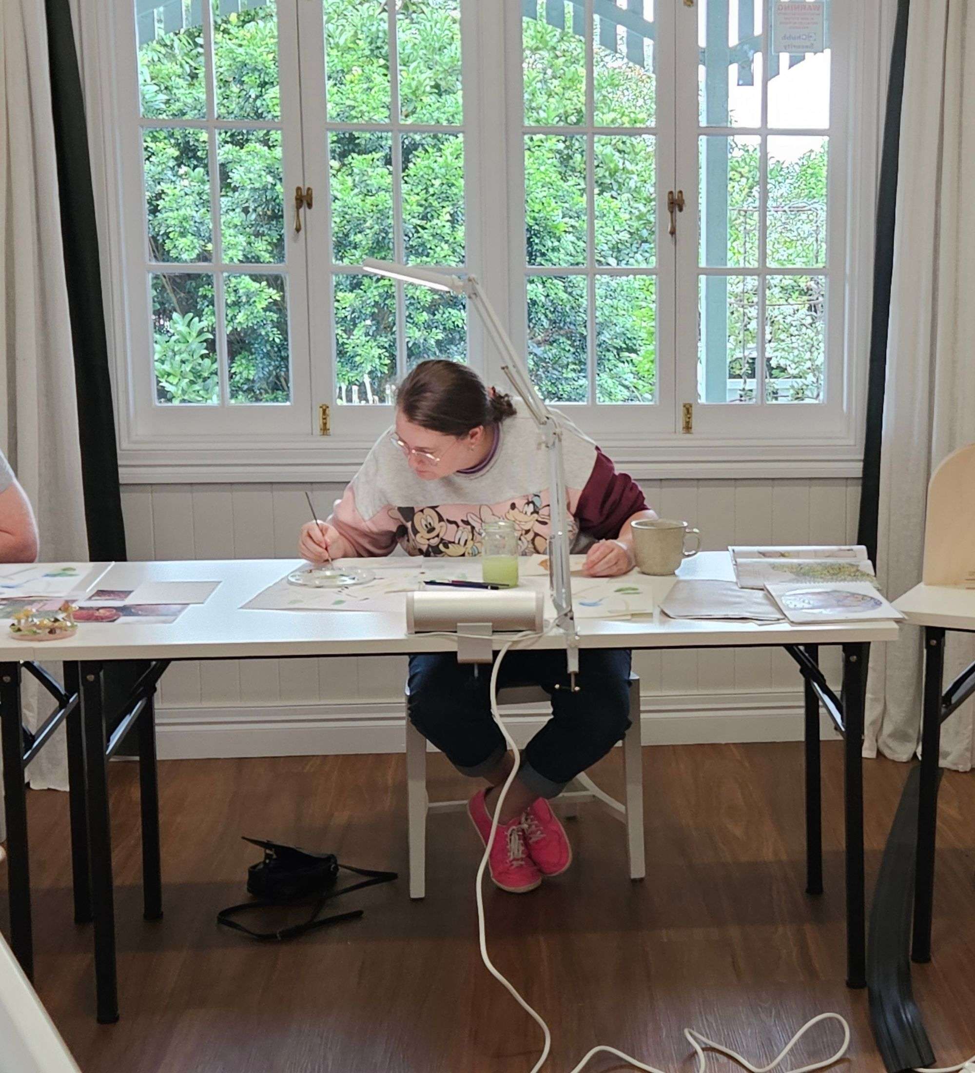 Watercolour workshop hosted at Maiala Park Lodge's Function Room